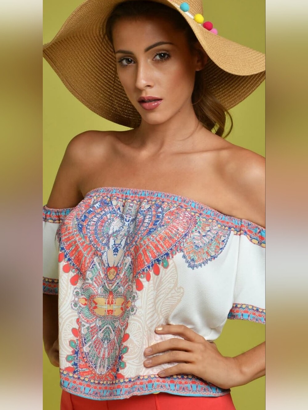 EUC Flying Tomato Off Shoulder Top